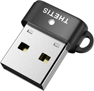Thetis Nano-A FIDO2 Clé de sécurité avec USB de Type A, TOTP/HOTP, authentification à Deux facteurs FIDO2.0 2FA MFA, Fonctionne avec Windows/Mac/iOS/Android/Linux/Gmail/Facebook/GitHub/Coinbase