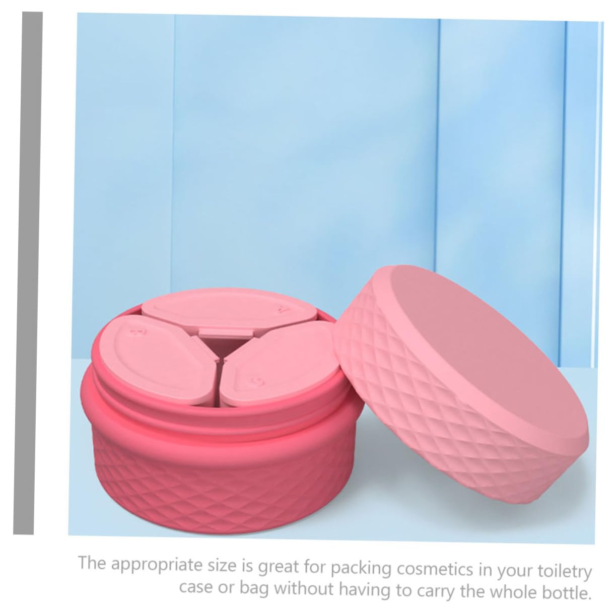 MAGICLULU 3 Set Di Borse Da Viaggio Per Il Trucco Cucchiaio Dimensioni Compatte Portatili Leggere Perdite Flacone Per Crema Cosmetica