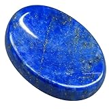 Amazing Gemstone Lapis Lazuli Worry Stone, Healing Crystals - Piedra Crystal Fidget for Gift, Meditation, Calming, Relaxation, Stress Relief