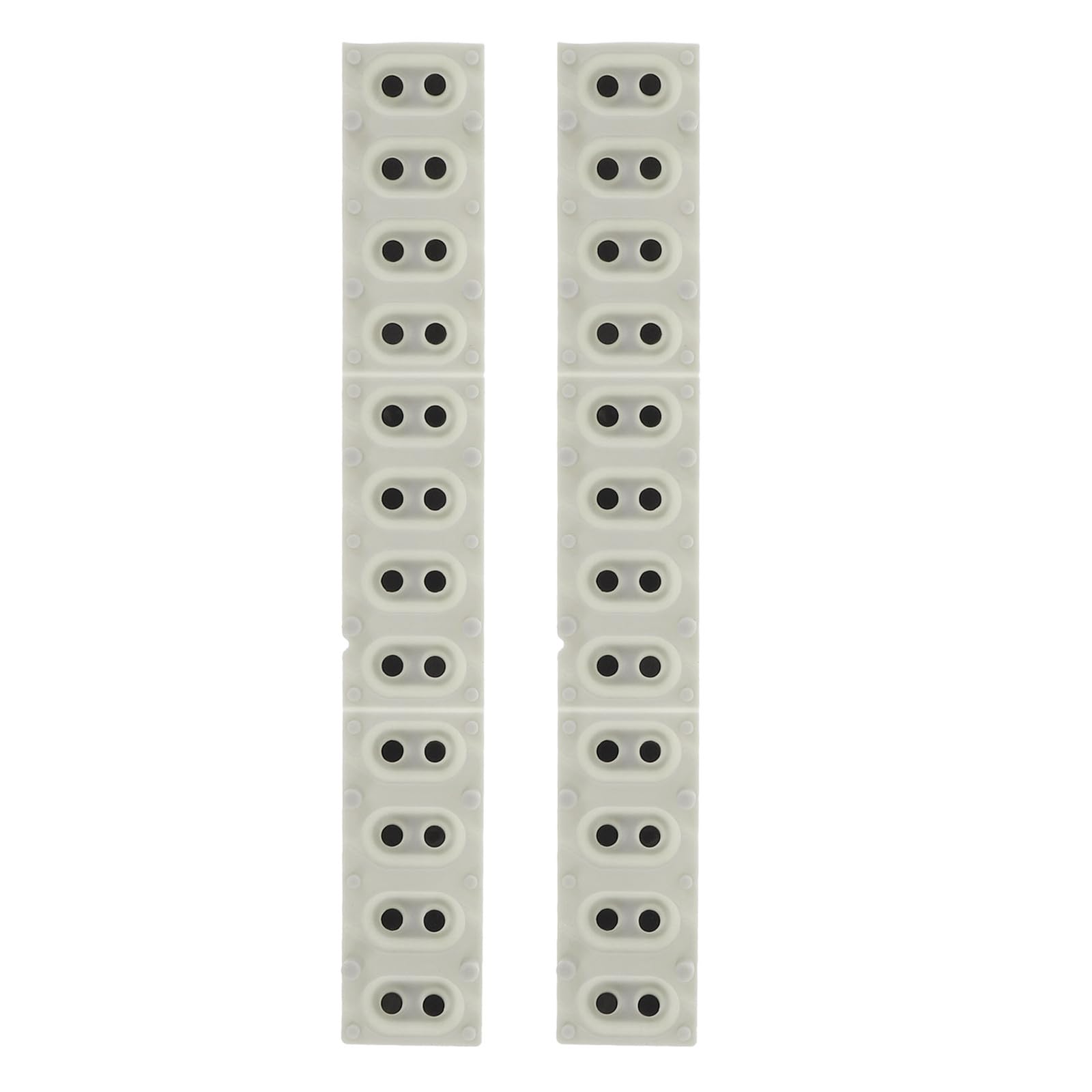 2pcs Conductive Rubber Contact Strip - Silicone Key Contact Pad for Electronic Keyboard Button Repair Digital Piano Rubber Replacement Accessory 12-Key
