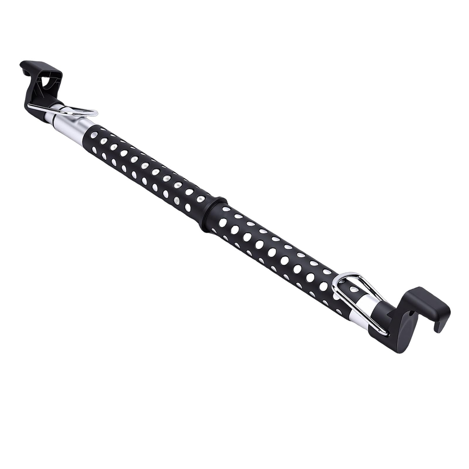 Dpofirs Barra Appendiabiti per Auto, Telescopica Regolabile 20,86-46,45 Pollici, Organizer per Indumenti da Viaggio per Carichi Pesanti con Deposito Stabile, per SUV, Camion,