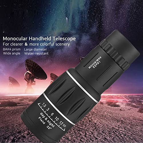Télescope monoculaire compact 16x52 pour ne plus manquer aucun détail au loin