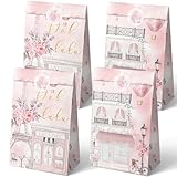Outego 24 Paris Party Favor Bags with Stickers Paris Goodie Bags Paris Party Favors for Kids Paris Themed Birthday Party Supplies