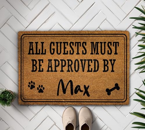 Customizable Dog Name Doormat - Personalized Welcome Mat for Dog Lovers, Fun Home Decor Gift for Pet Parents - Image 3