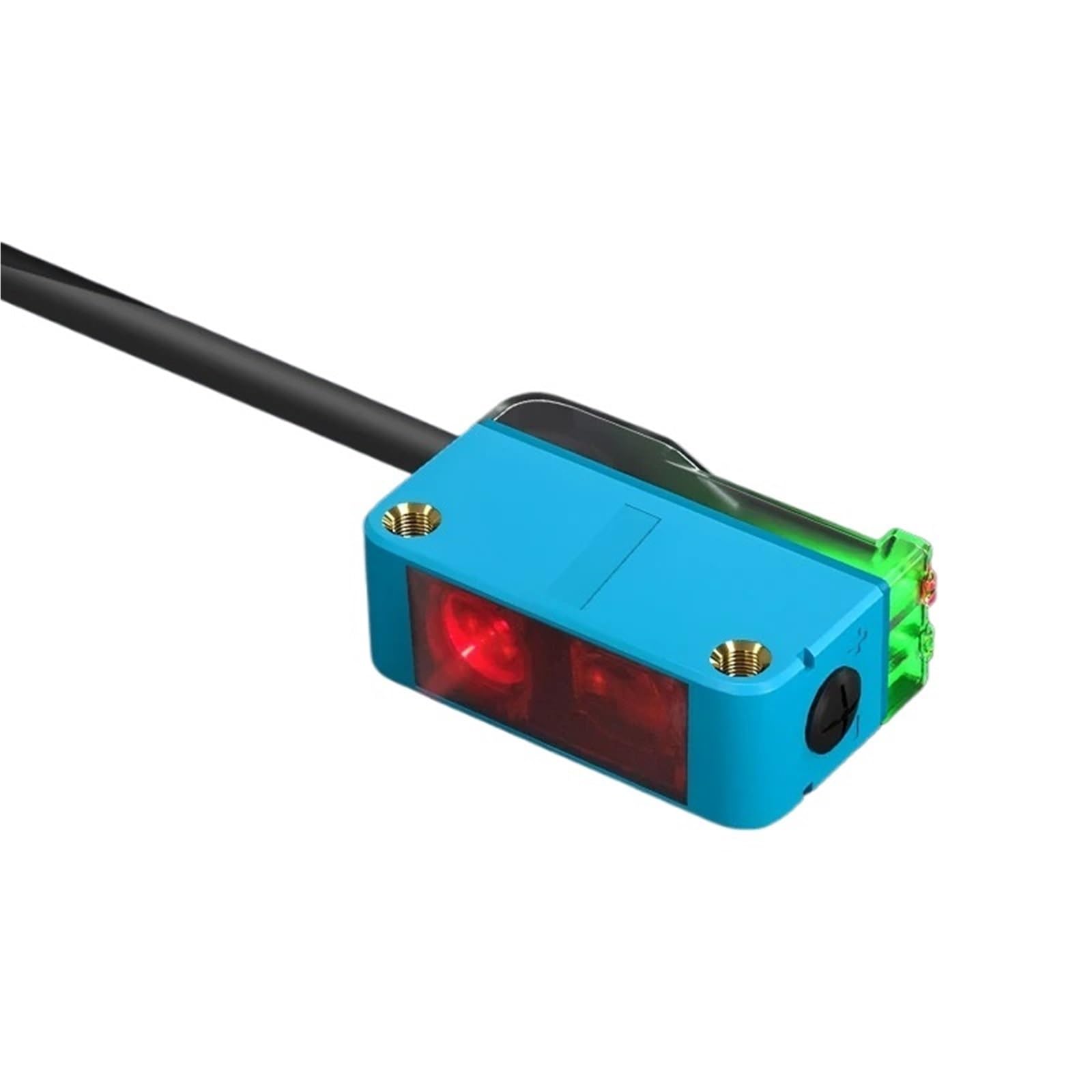 Czujnik podczerwieni z tłumieniem tła, odbicie rozproszone, odbicie światła, odbicie soczewek, 30 cm-2 M, NO i NC, NPN(RS-LS20T-N-20M-Laser, NPN NO and NC)