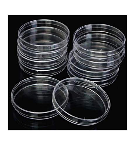 Preisvergleich Produktbild MYAMIA 10Pcs Einweg Klare Plastik-Petrischale Bakterielle Kulturschale 90x15Mm