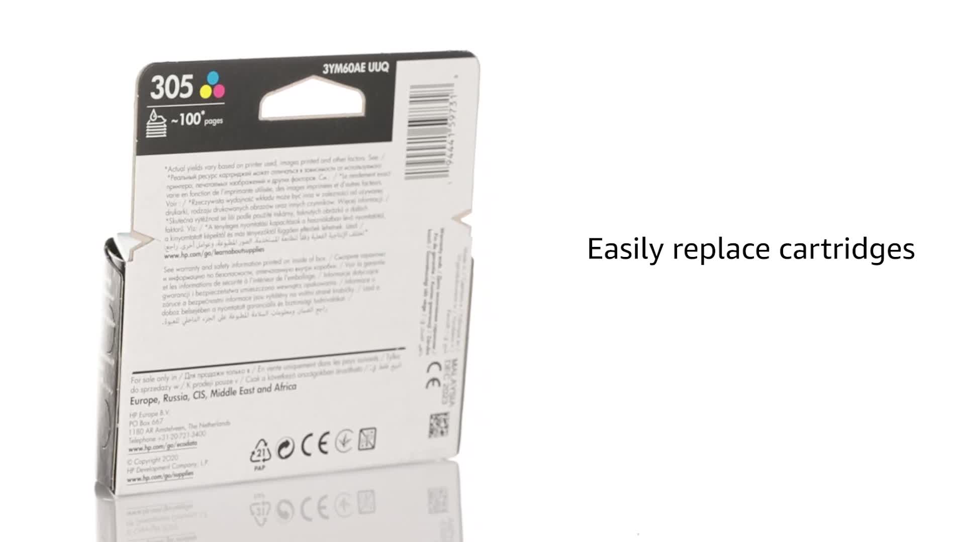 HP 305 Multipack - Full Set Of 2 Ink Cartridges - 6ZD17AE (Original) | Cartridge People - View #7