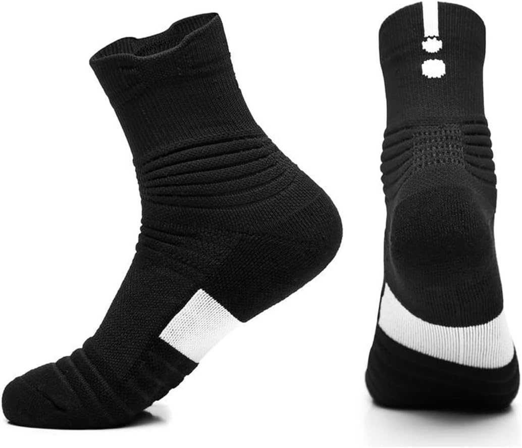 Basketball Socks Compression Cushion Thick Cycling Socks Athletic Crew Socks for Men Women Boys - Image 6