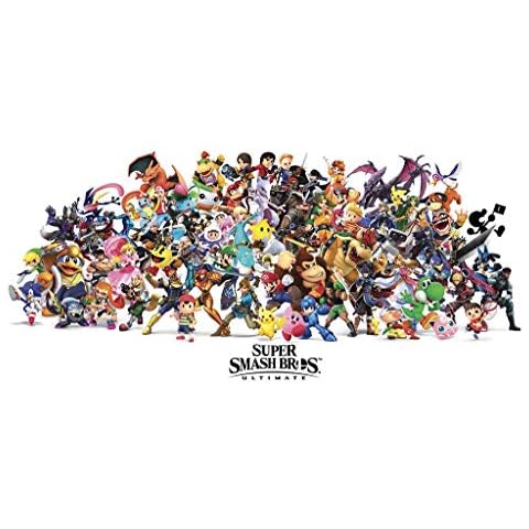 Super Smash Brothers Ultimate - Póster sin marco (12.0 x 24.0 in)F Cover