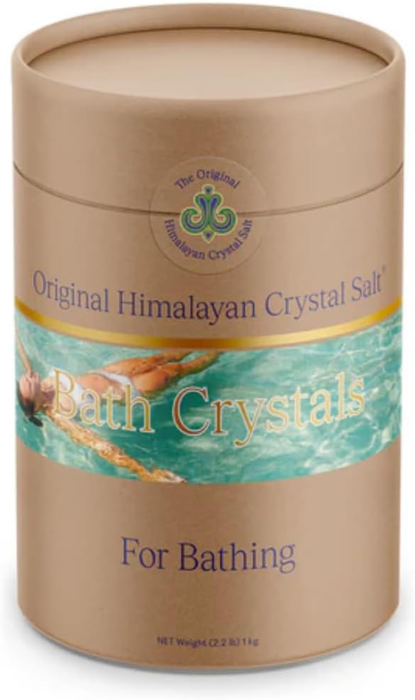 Original Himalayan Crystal Salt - Bath Salts for Hydration, Detox and Relaxation Bathing (35.27 Ounce (Pack of 1))