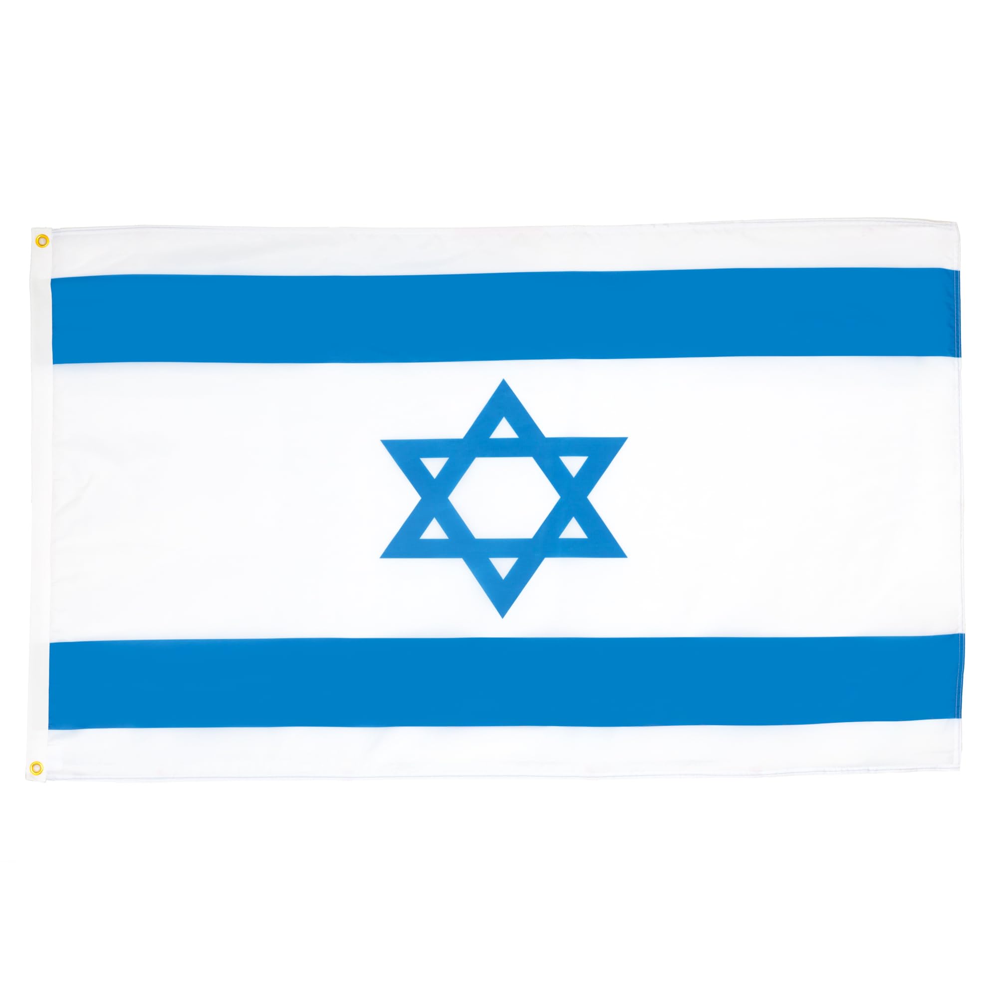 AZ FLAG - Israel Flag - 2x3 Ft - 100D Polyester Israeli - Jewish Banner with Two Metal Grommets - Fade Resistant - Vivid Colors - 2' x 3' Feet - 90x60 Cm