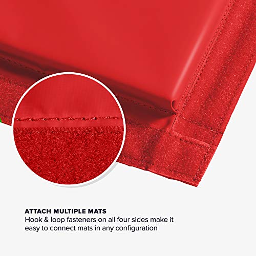 image for We Sell Mats 4 ft x 8 ft x 2 in Gymnastics Mat, Folding Tumbling Mat, 