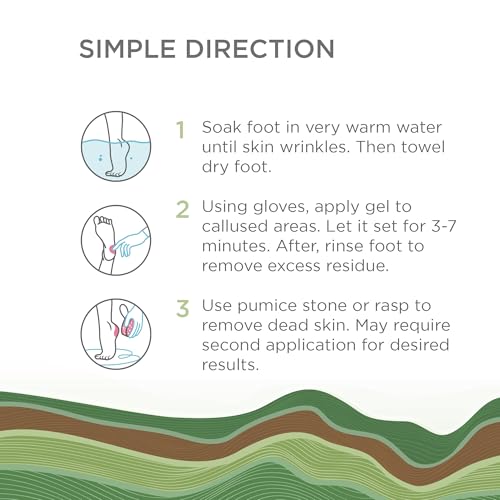 Image of Lee Beauty 8oz Professional Gel Callus Remover for Feet - Tea Tree Fast-Acting Formula, Extra Strength for Cracked Heels & Dead Skin (Pack of 1)