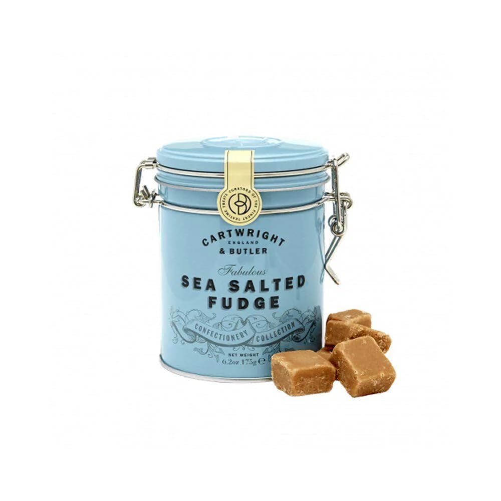 Cartwright & Butler Salted Caramel Fudge in Tin 175 g