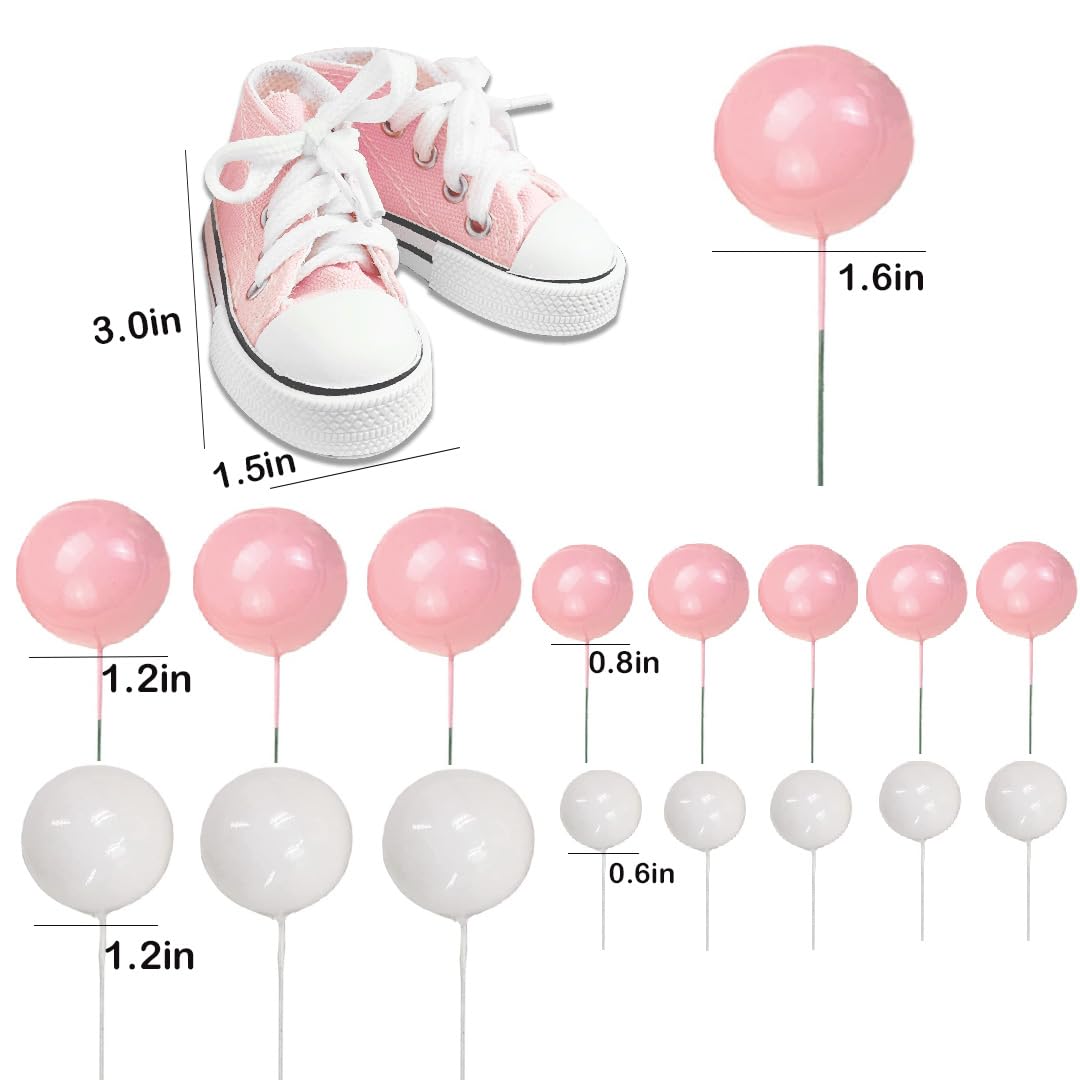 50 Dijes Para Zapatos - Formas Divertidas, Color Rosa - DIY Y Regalo