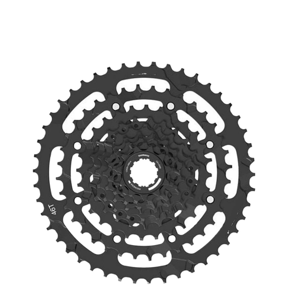 Casete de 9 velocidades Compatible con LinkGlide 11-36T para Spockets de la Serie U4000 U4000 41T 46T Piezas de Bicicleta(11-46T)