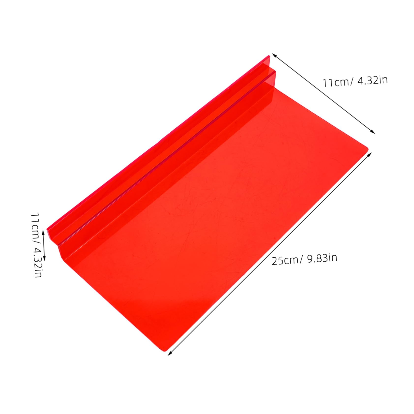 TEHAUX 5pcs Slatwall Shoe Display Wall Mount Shelves Plastic Retail Storage Keep Your Shoes Tidy
