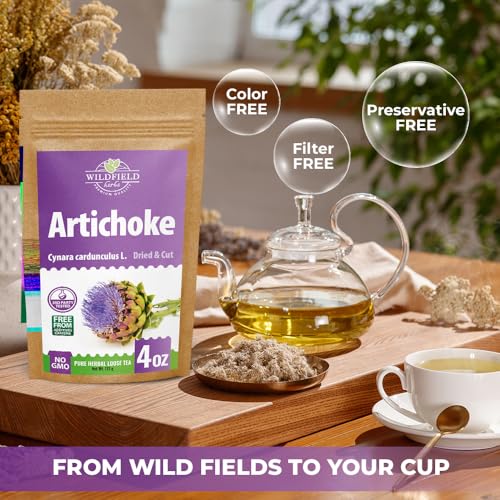 Image of 4 oz. Alcachofa Artichoke Leaf Dried Artichokes Blend Herb Tea (Cynara Cardunculus) - 113g Herbal Hojas De Alcachofa Seca