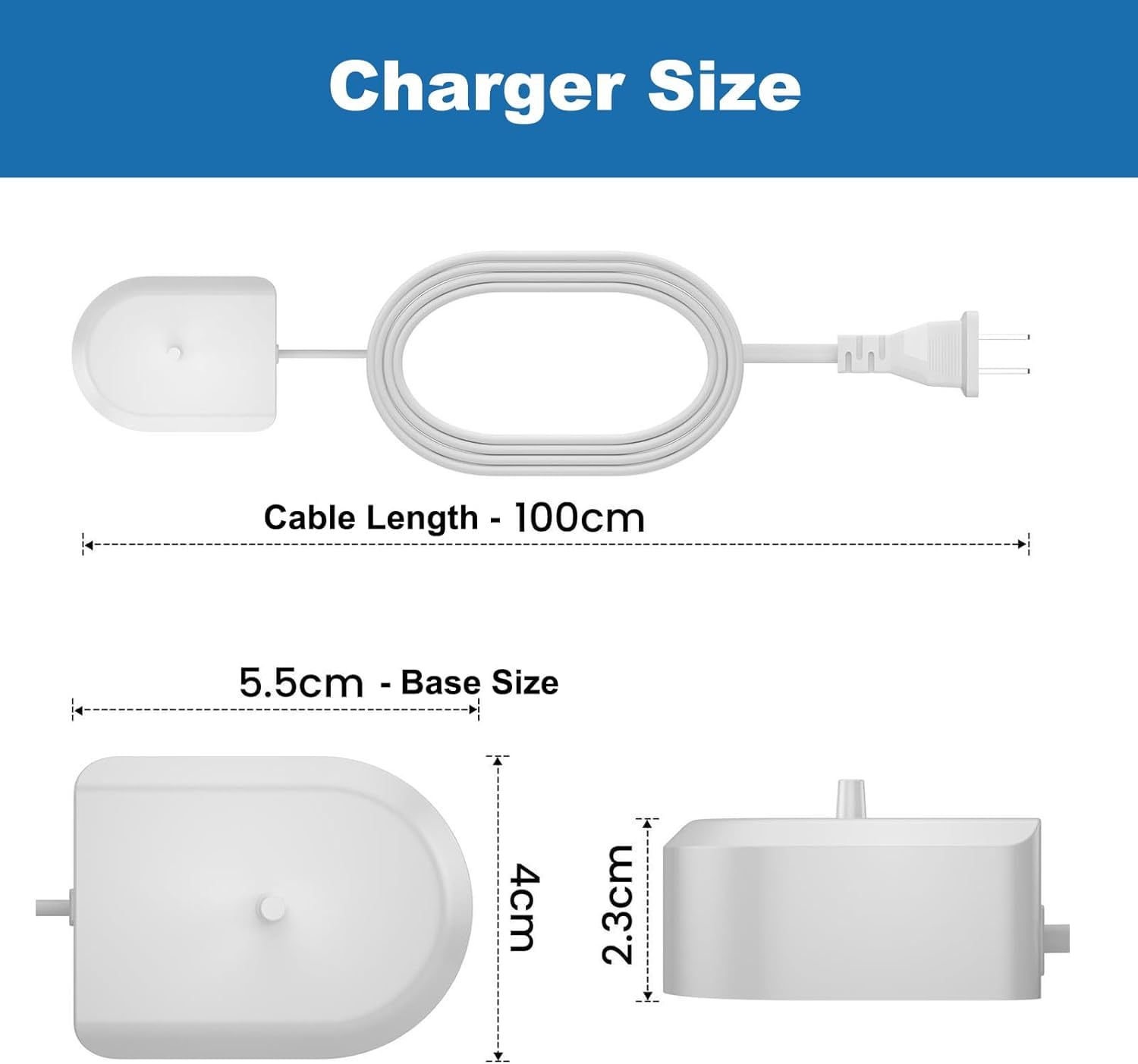 Musstad Replacement Charger Base for Philips Sonicare HX 6000 Series Electric Toothbrushes?HX6210 HX6211 HX6215 HX6220 HX6411 HX6431 HX6500 HX6511