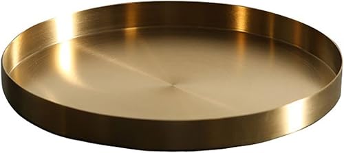 RENEESME Tray Simple and Practical Circular Tray Multifunctional Storage Tray Je