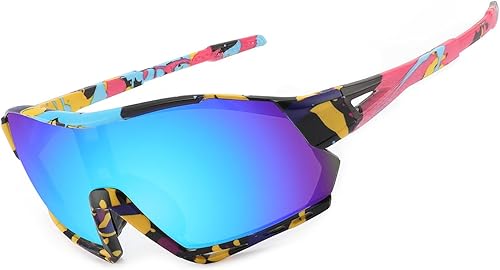 Karsaer Vision - Gafas de sol deportivas para ciclismo, para niños y jóvenes, para correr, béisbol, softbol, MTB