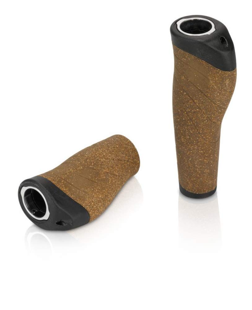 XLC GR-S32 Bicycle Grip, Brown/Black, 135/92 mm