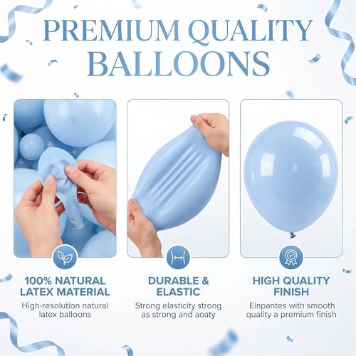 Image of Balloon Column Stand Kit Set of 2 Included-Retro Ice Mist Macaron Balloon Sticks with Base&Pole,Backdrop Decoration for Metallic Chrome Wedding, Baby Shower,Birthday,Anniversary Party(denim brown)