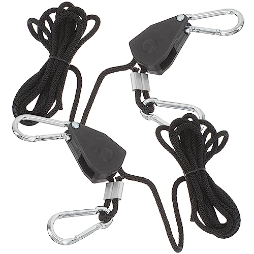 BESTonZON 2Pièces Corde de Levage Réglable pour Plantes Métallique de Suspension pour Lumières de Culture Accessoires de Jardinage