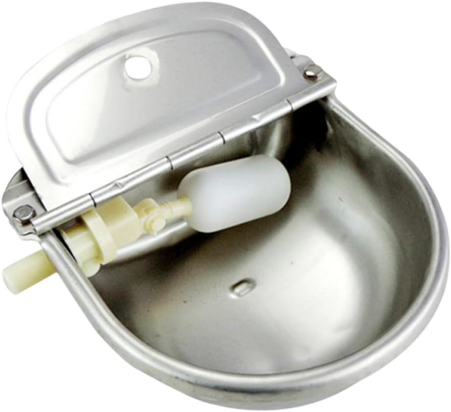 Automatic Livestock Water Bowl Stainless Steel Outdoor Farm Animal Waterer for Cattle Horse Sheep Goat Dog