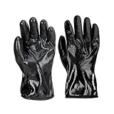 [キャプテンスタッグ] グローブ 手袋 防風 防寒 耐寒 厚手 ボア ショート メンズ Lサイズ ブラック UX-1225 全長280mm×手囲い246mm×中指の長さ83mm