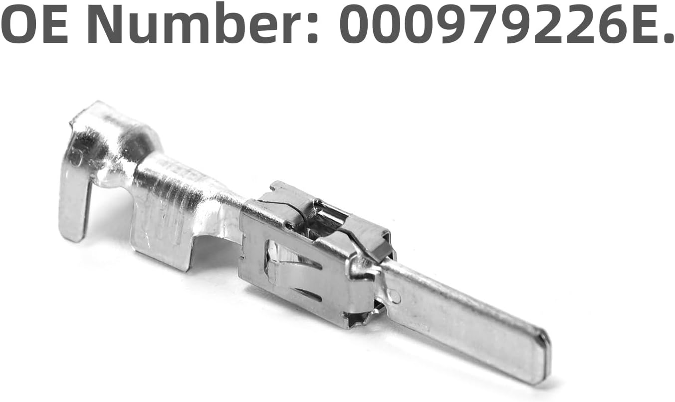 20Pcs Automotive Wiring Harness Pin Wiring Crimp Terminal OEM 000979226E Compatible With Audi Compatible With Skoda Etc