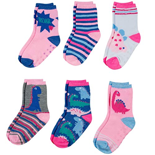 Image of PEAK 2 PEAK Unisex Infant, Baby and Toddler 6-Pack assorted Ankle Socks - Designs and Colors