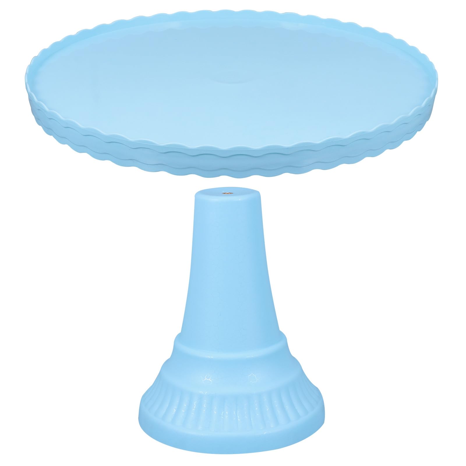 Tofficu Alzata per Torte da Festa 1 Pezzo in Plastica PP Blu