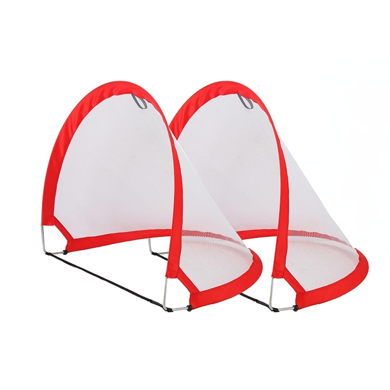 Bandito FunHockey Pop Up Torset für Kinder, 2 Größen, automatisch faltbares Fußballtor, wetterfestes Hockey Tor für Garten und Kinderzimmer, Floorball Mini Tor,Feldhockey Tor mit Tasche und Bodenhaken