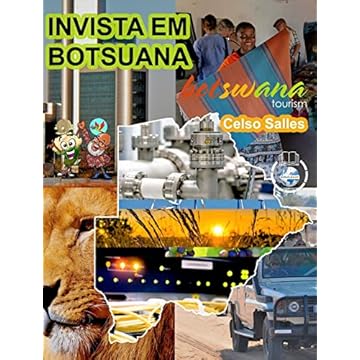 Capa do livro INVISTA EM BOTSUANA - Visit Botswana - Celso Salles: Coleção Invista em África