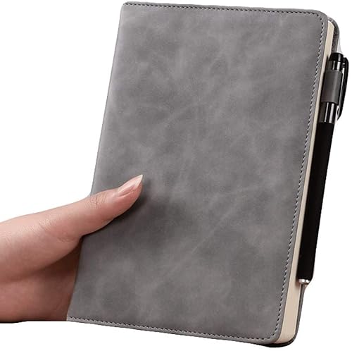 ���L���L���ꌾ���L �蒠 PU Notebook Ruled A5�AHard Cover Diary For Women Men College Work School Office Business Journal ���z�I�Ȏd���A���s�A�r�W�l�X�m�[�g(D