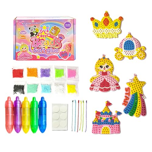 Kit de arte infantil para pintar con gemas brillantes que estimula la concentración