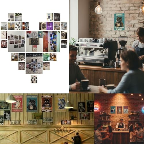 20×30cm ブリキ 看板 キャット 猫 ポスター ヴィンテージ風 レトロ USA アメリカン アメカジ インテリア 雑貨 壁掛け 装飾 アートプレート (11) [5]