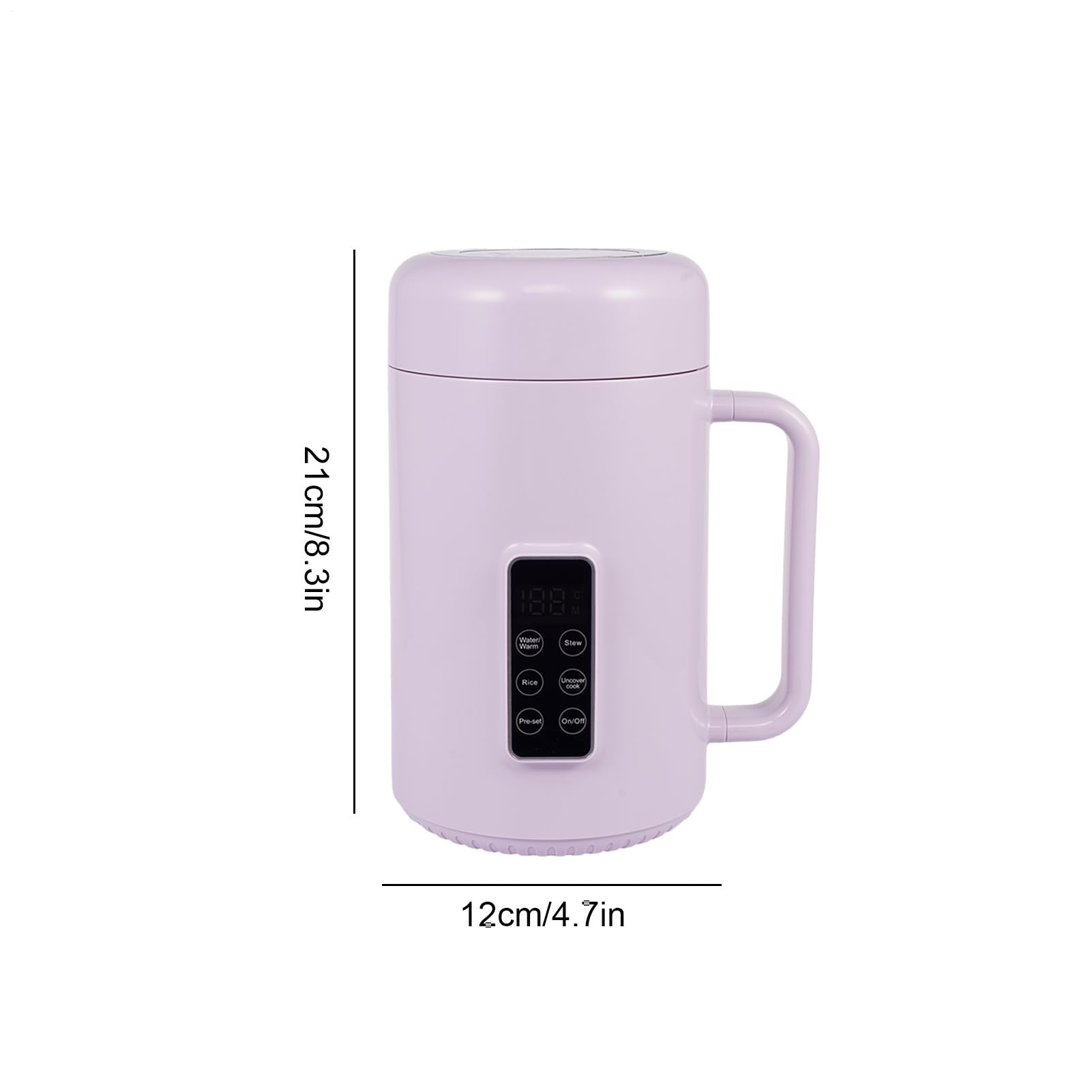 Cocina eléctrica con olla caliente,Olla eléctrica portátil - Olla para | cocinar fideos de 1000ml, olla para Ramen - rápida antiadherente para Fideos, de viaje de 500w para sart