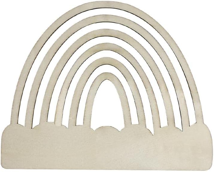 BNF Handmade Wood Weaving Piece Set DIY Material Kit Ornament Craft for Weaver 12.3X10cm Crafts | Multi-Purpose Craft Supplies | Crafting Pieces | Other Craft Pieces