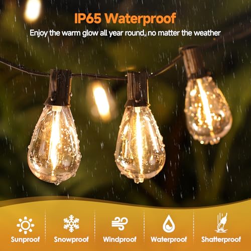 50% Off Larkvue 75FT Dimmable Outdoor LED String Lights - Image 3