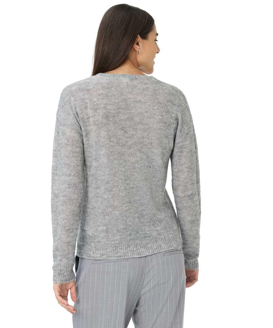 BRAX Damen Style.Lesley Lightweight Alpaca Sequins Pullover