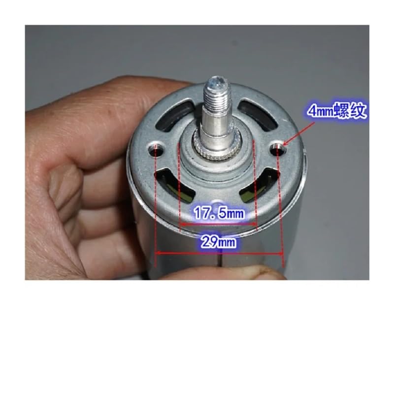Aluminum Threaded Shaft,12-24V Front Ball Bearings,775 High Speed Electronic Starter,