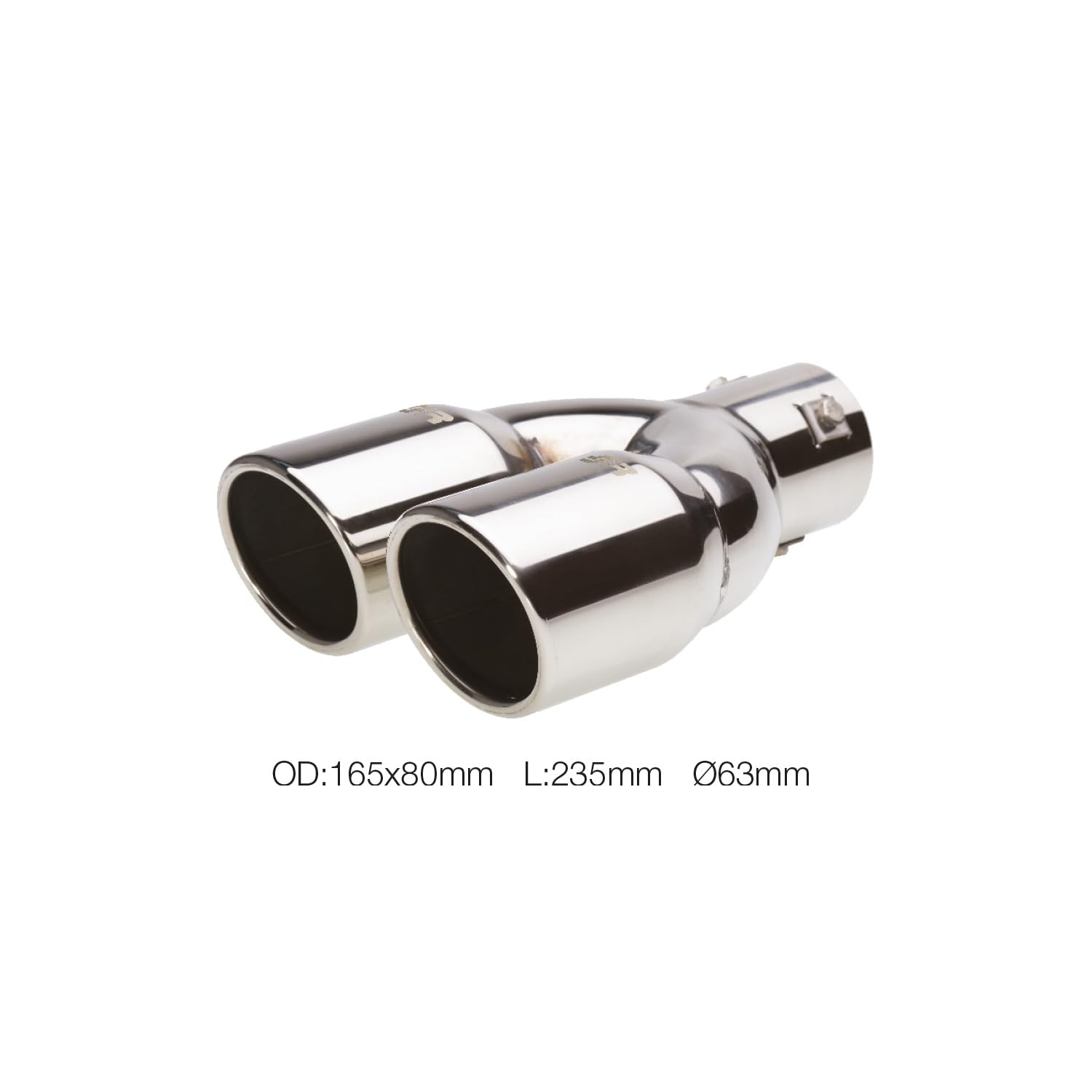 Simoni Racing TRX/18 Terminale di Scarico Universale, Inox