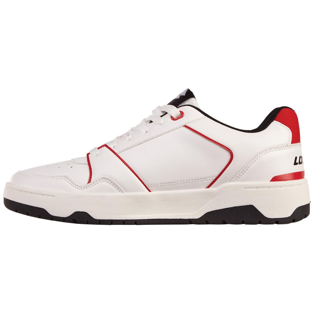 Lotto Stylecode: 2400580U Boxscore Unisex Sneaker im 80er Jahre Retro Look für Damen und Herren I mit Drehpunkt für mehr Wendigkeit und kontrastfarbener Öse