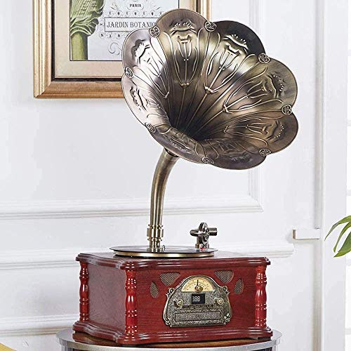 Tourne-Disque Gramophone 106s Tourne-Disque Vinyle Big Horn Retro Sound Wireless Bluetooth Home Record Player Retro… - Les Beatles, Paul McCartney, John Lennon, RIngo Starr, George Harrison Tourne-Disque Gramophone 106s Tourne-Disque Vinyle Big Horn Retro Sound Wireless Bluetooth Home Record Player Retro… – Image 7
