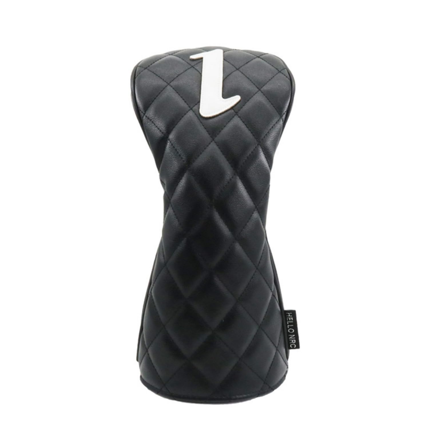 PU Leather Golf Headcover Golf Club Head Covers Golf Putter Head Cover Blade Headcovers Golf Wood Head Cover Driver Headcover Portable Scratchproof Golf Accessories (Black, 1)