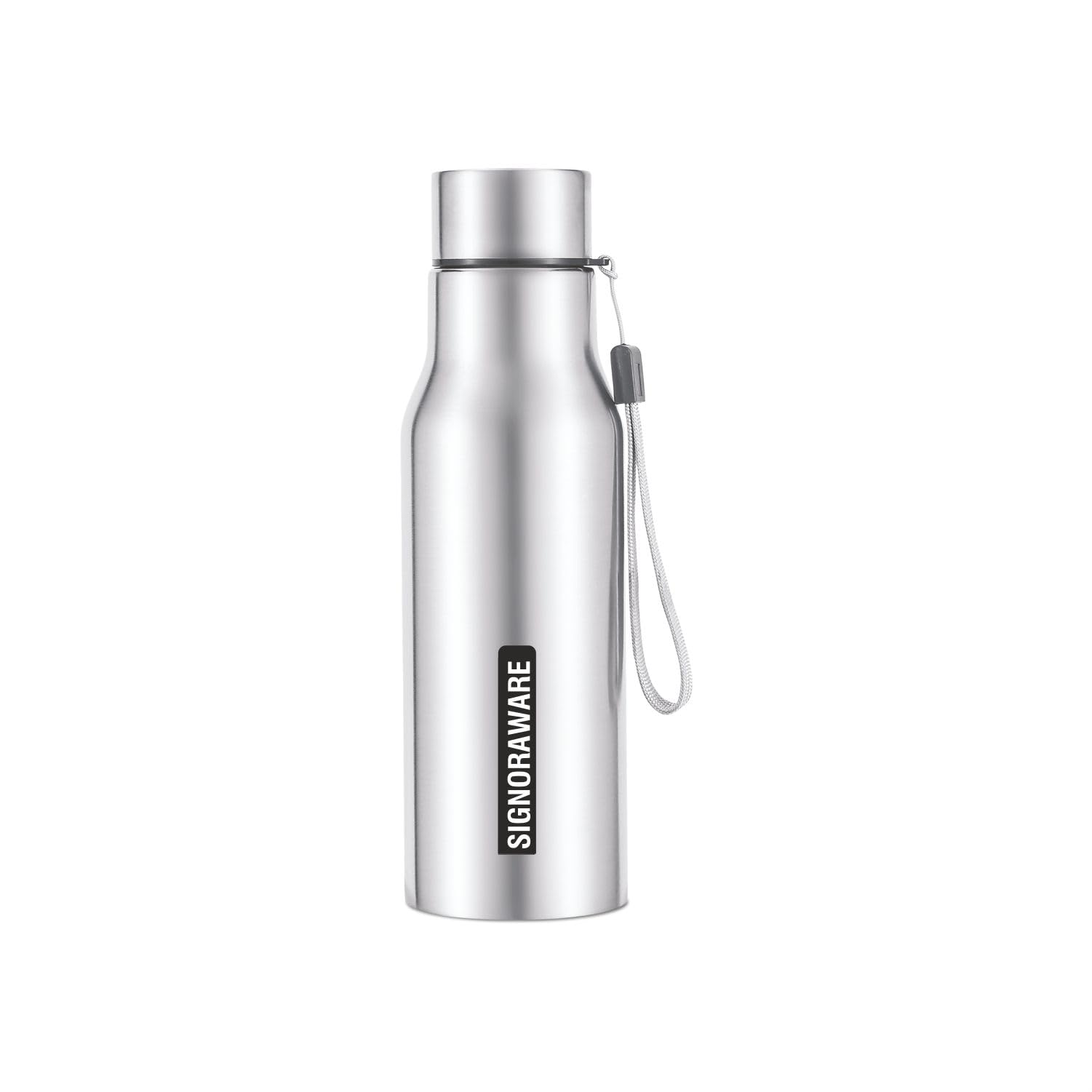 SIGNORA WARE Blaze Single Walled Stainless Steel Thermos Bottle, 500ml, Silver, Airtight & Leakproof, Ideal for Office, Camping, Sports & Outdoor Activities — Amazon image 6