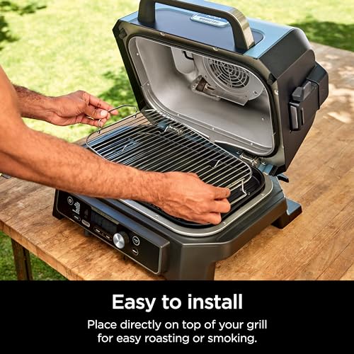 Image of Ninja Woodfire XL Roast & Smoke Rack, for OG800 /OG900, Steel, Silver
