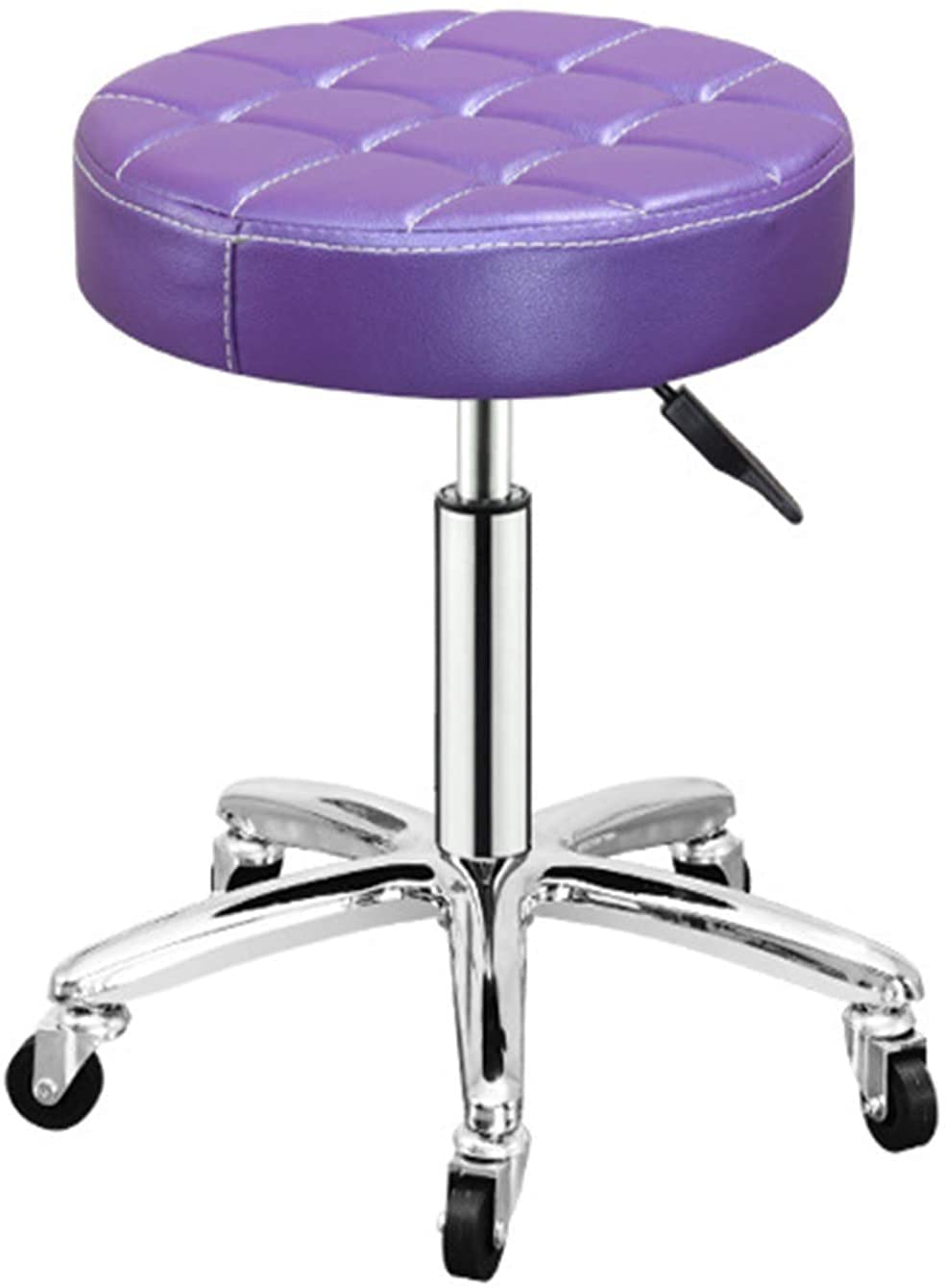 Chaise tabouret roulant confortable RWRAPS pour comptoir de cuisine et atelier